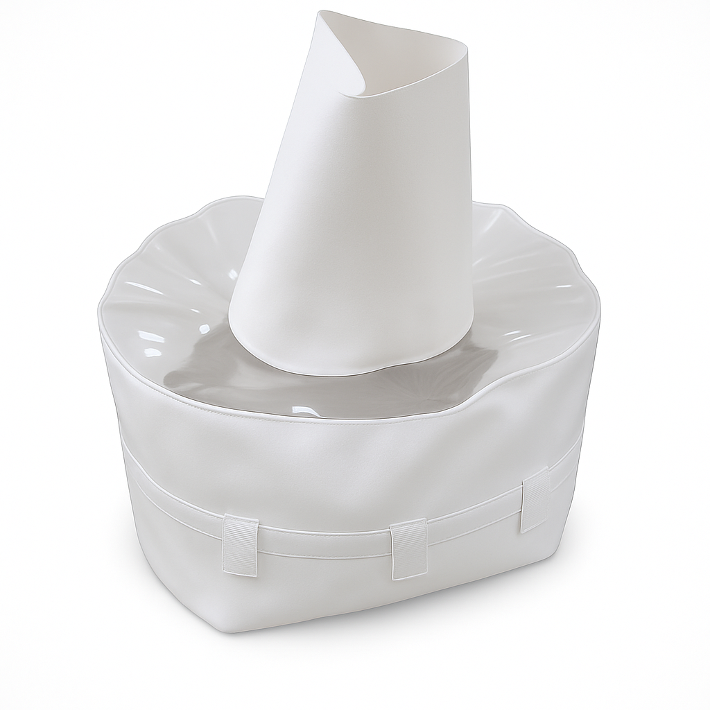 Fabric barrel top adapter kit ready to install